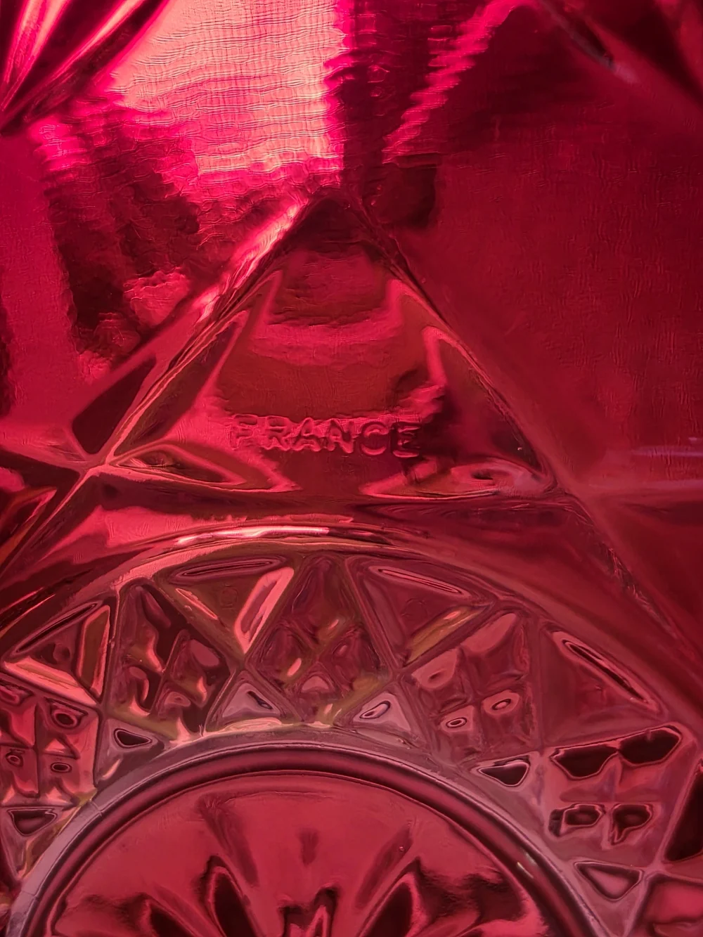 Cristal D’Arques elegant red